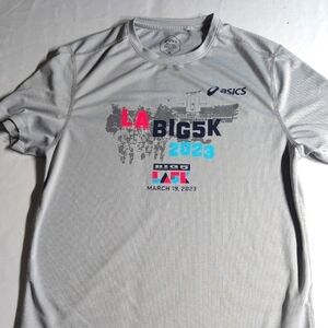 Asics Gray Men's Shirt Size Medium